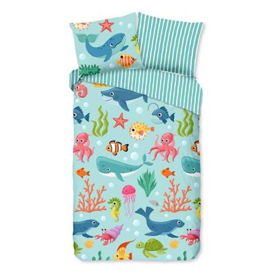 Good Morning Good Morning kids Dekbedovertrek nr.32016 Ocean aqua 140x200/220