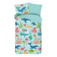 Good Morning Good Morning kids Dekbedovertrek nr.32016 Ocean aqua 140x200/220 - thumbnail