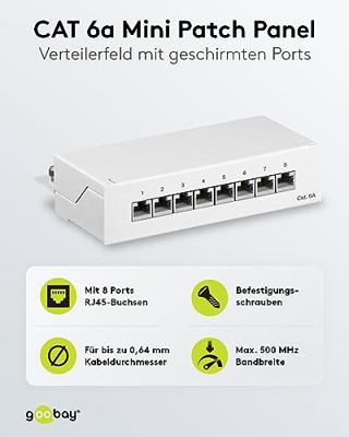 Abi 8-poorts patchpaneel
