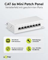 Abi 8-poorts patchpaneel - thumbnail