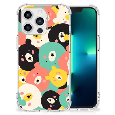 Apple iPhone 13 Pro Stevig | Bumper Hoesje | Bears Apple iPhone 13 Pro Stevig | Bumper Hoesje | Bears
