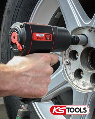 KS Tools 515.3825 Pneumatische omschakelratel 6.3 bar - thumbnail
