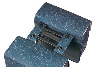 Basil Dubbele fietstas flair mik 35 liter 15 x 35 x 31 cm (2x) - navy