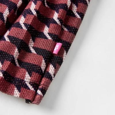 Kinderrokje geplooid met glitters 128 marineblauw