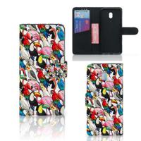 Xiaomi Redmi 8A | Telefoonhoesje | Met pasjeshouder | Birds - thumbnail