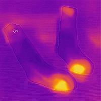 Glovii GQ2M sok Unisex Sportsokken Zwart 1 paar/paren - thumbnail