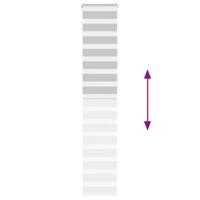 VidaXL Zebra rolgordijn 50x230 cm stofbreedte 45,9cm lichtgrijs - thumbnail