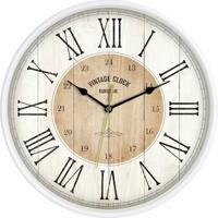 EUROTIME 81748-07 Wandklok Kwarts 30.5 cm Wit - thumbnail