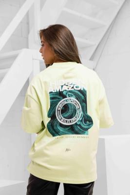 Malelions Snake T-Shirt Dames Lichtgroen - Maat L - Kleur: Lichtgroen | Soccerfanshop