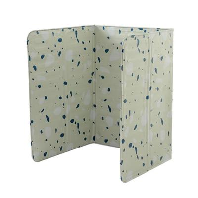 2 stuks gas kachel aluminiumfolie olie plaat keuken splash guard hoge temperatuur olie isolatie Board (geometrische groene achtergrond)