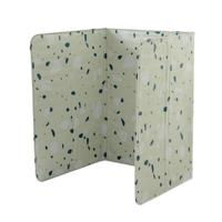 2 stuks gas kachel aluminiumfolie olie plaat keuken splash guard hoge temperatuur olie isolatie Board (geometrische groene achtergrond) - thumbnail
