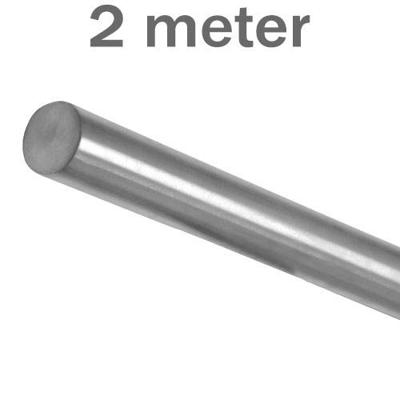 Trapleuning RVS geborsteld rond 45 mm 200 cm Trapleuning RVS geborsteld rond 45 mm 200 cm