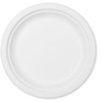 Duni Suikerrietvezel Borden 22 cm 10 Stuks Wit - thumbnail