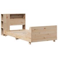 Bedframe zonder matras massief grenenhout 90x190 cm - thumbnail