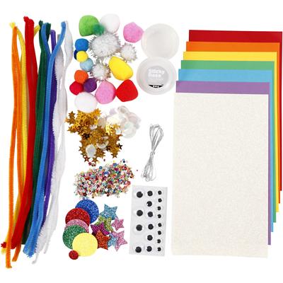 Creativ Company Hobby basismaterialen regenboog set Creativ Company Hobby basismaterialen regenboog set