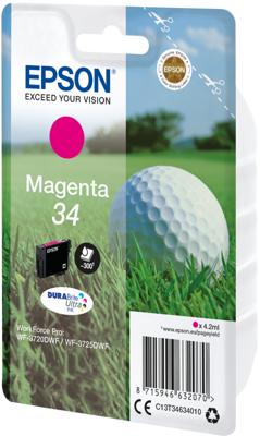 Epson C13T34634020 4.2ml Magenta inktcartridge
