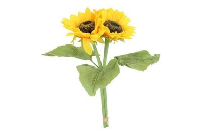 Decostar zijdebloem Helianthus 35 cm geel