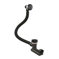 Brauer Badafvoer met Overloop - Geborsteld Gunmetal PVD - thumbnail