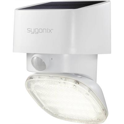 Sygonix SY-4673534 Wandlamp op zonne-energie met bewegingsmelder LED LED vast ingebouwd 20 W Wit