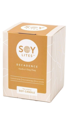 Soylites Soycandle Decadence - Vanilla & Ylang Ylang Soylites Soycandle Decadence - Vanilla & Ylang Ylang