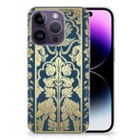 Apple iPhone 14 Pro | TPU Case | Beige Flowers - thumbnail