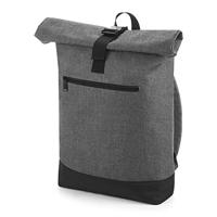 Atlantis BG855 Roll-Top Backpack - Grey-Marl/Black - 32 x 44 x 13 cm - thumbnail