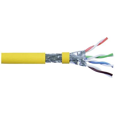 Roline 21.15.0005 Netwerkkabel CAT 8.1 S/FTP Geel 100 m