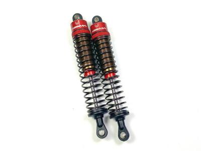 Absima aluminium schokdempers, rood, 95mm voor 1/10 auto