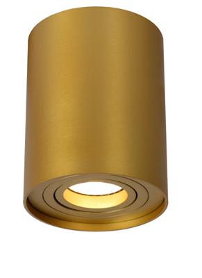 Lucide TUBE - Plafondspot - Ø 9,6 cm - 1xGU10 - Mat Goud / Messing Lucide TUBE - Plafondspot - Ø 9,6 cm - 1xGU10 - Mat Goud / Messing