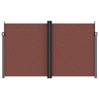 Windscherm uittrekbaar 200x600 cm bruin - thumbnail