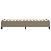 Boxspringframe stof taupe 90x190 cm - thumbnail