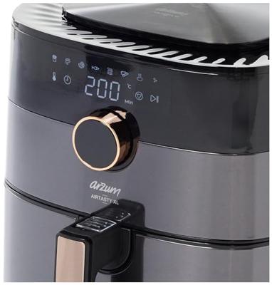 arzum AR2074-B Airfryer 6 l Timerfunctie, Oververhittingsbeveiliging Koper, Zwart