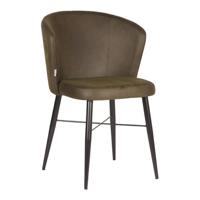 LABEL51 Eetkamerstoel 'Wave', kleur Groen - thumbnail