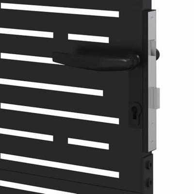 Tuinpoort, Tuinpoort 85x100 cm Corten Staal Vierkant Ontwerp