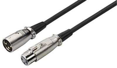 Monacor MEC-2000/SW XLR Kabel [1x XLR-stekker - 1x XLR-bus] 20 m Zwart