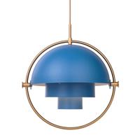 Gubi Multi-Lite Hanglamp - Messing & Blauw - thumbnail