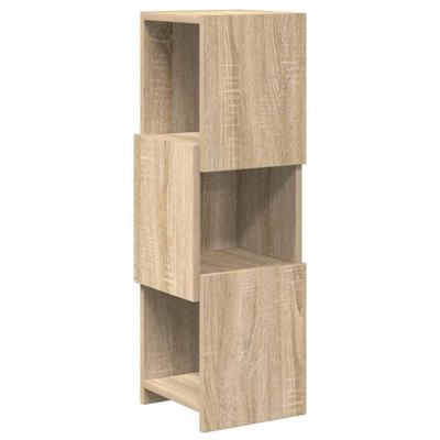 Hoekkast Wit 25,5x25x80cm Bewerkt hout