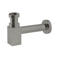 Hotbath Pal fonteinsifon vierkant, geborsteld nikkel - thumbnail