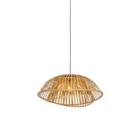 QAZQA Oosterse hanglamp zwart met naturel bamboe 62 cm - Pua - thumbnail