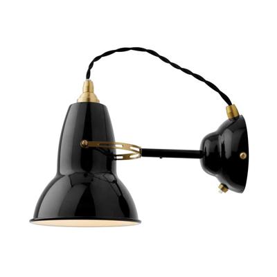 Anglepoise Original 1227 Brass Wandlamp - Jet Black Anglepoise Original 1227 Brass Wandlamp - Jet Black