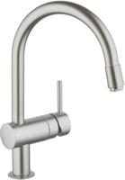 GROHE Minta Keukenkraan - hoog - draaibare/uittrekbare ronde uitloop - supersteel geborsteld 32918dc0 - thumbnail
