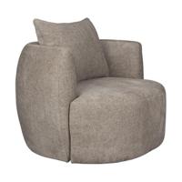 Dutchbone Rocca fauteuil Cappuccino - thumbnail