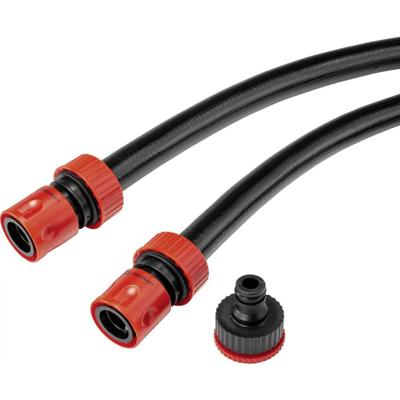 TOOLCRAFT TO-6897033 Tuinslang Zwart 13 mm 2 m 1/2 inch 1 stuk(s)