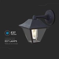 VTEC VT-843 8686 LED-buitenlamp (wand) E27 Mat zwart - thumbnail