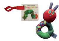 Rupsje Nooitgenoeg (buggyboekje en knisperrammelaar) - Eric Carle - Hardcover (9789025752484) - thumbnail