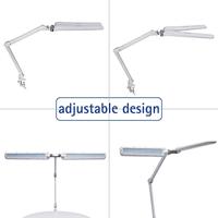 Werkpleklamp maul craft duo led met tafelklem wit - thumbnail
