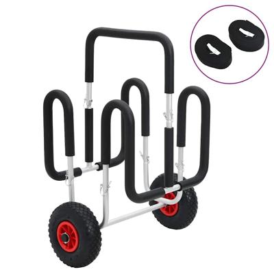VidaXL Sup trolley voor surfplank 45 kg aluminium VidaXL Sup trolley voor surfplank 45 kg aluminium