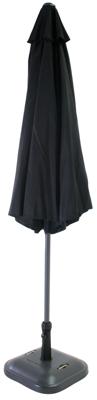 Stokparasol Salou 300 cm zwart
