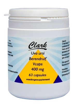 Clark Uva Ursi 400mg Capsules