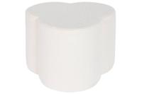 Voetensteun DKD Home Decor Wit 53 x 53 x 40 cm - thumbnail